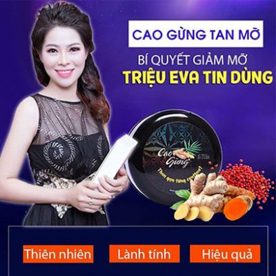 cao gừng tan mỡ