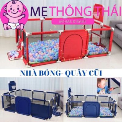 nhà banh quây bóng cho bé