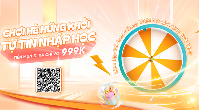 chơi hè hứng khởi tiễn mụn đi xa chỉ với 999k